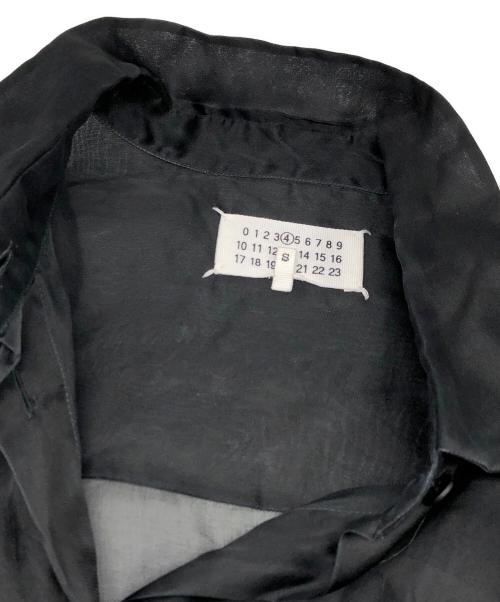 Maison Margiela（メゾンマルジェラ）Maison Margiela (メゾンマルジェラ) コットンポプリンシャツドレス ブラック サイズ:Sの古着・服飾アイテム