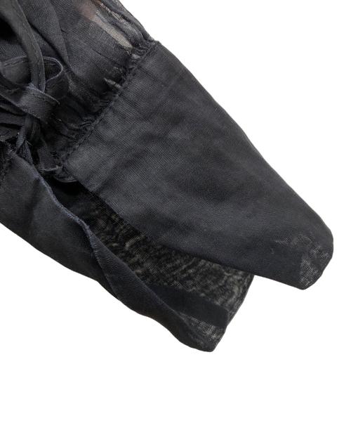 CECILIE BAHNSEN（セシリーバンセン）Cecilie Bahnsen (セシリーバンセン) シアーチュニックボリュームブラウス ブラック サイズ:8の古着・服飾アイテム