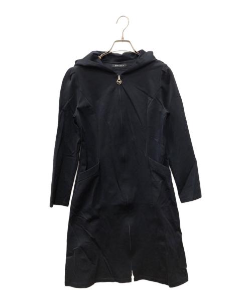 Rene（ルネ）Rene (ルネ) フードジップワンピース ネイビー サイズ:36の古着・服飾アイテム