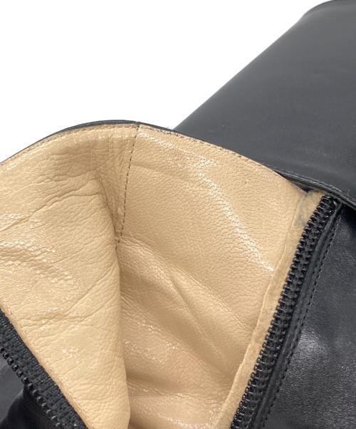 ANN DEMEULEMEESTER（アンドゥムルメステール）ANN DEMEULEMEESTER (アンドゥムルメステール) ミドルブーツ ブラック サイズ:37の古着・服飾アイテム