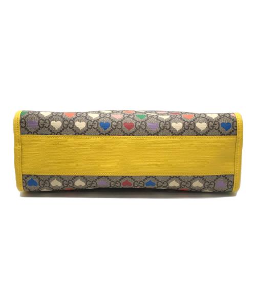 GUCCI（グッチ）GUCCI (グッチ) チルドレンズ ハートプリントハンドバッグ ベージュ サイズ:下記参照の古着・服飾アイテム