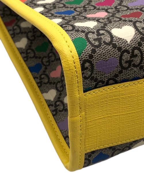 GUCCI（グッチ）GUCCI (グッチ) チルドレンズ ハートプリントハンドバッグ ベージュ サイズ:下記参照の古着・服飾アイテム