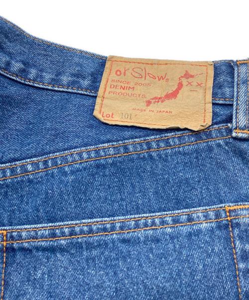 orSlow（オアスロウ）orSlow (オアスロウ) BEAMS (ビームス) 別注 Dad's Denim インディゴ サイズ:Mの古着・服飾アイテム