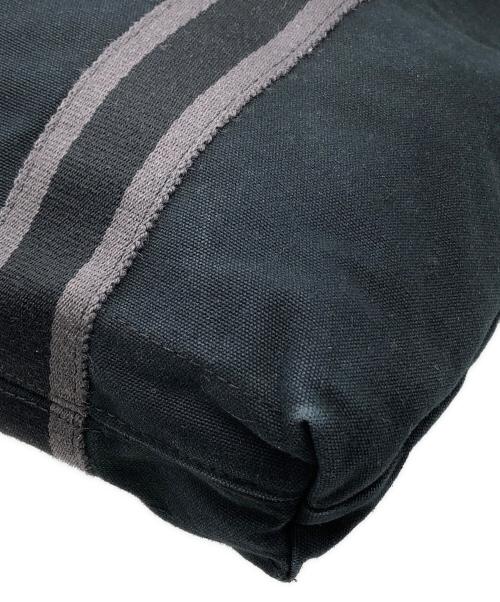 HERMES（エルメス）HERMES (エルメス) キャンバスハンドバッグ ブラック サイズ:下記参照の古着・服飾アイテム