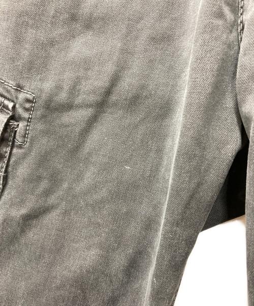 STONE ISLAND（ストーンアイランド）STONE ISLAND (ストーンアイランド) ガーメントダイコットンストレッチシャーリングテーパードカーゴパンツ ブラック サイズ:以下参照の古着・服飾アイテム