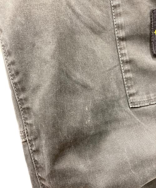 STONE ISLAND（ストーンアイランド）STONE ISLAND (ストーンアイランド) ガーメントダイコットンストレッチシャーリングテーパードカーゴパンツ ブラック サイズ:以下参照の古着・服飾アイテム