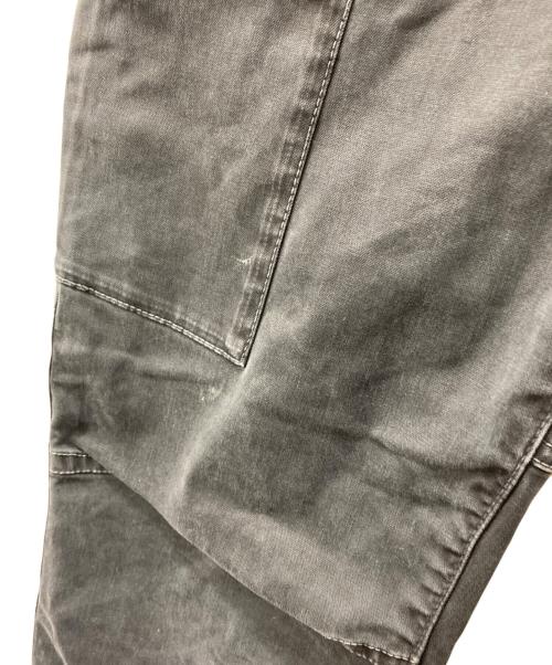 STONE ISLAND（ストーンアイランド）STONE ISLAND (ストーンアイランド) ガーメントダイコットンストレッチシャーリングテーパードカーゴパンツ ブラック サイズ:以下参照の古着・服飾アイテム