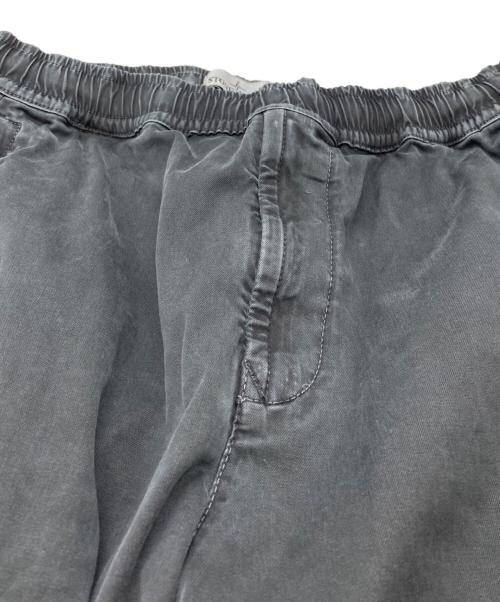 STONE ISLAND（ストーンアイランド）STONE ISLAND (ストーンアイランド) ガーメントダイコットンストレッチシャーリングテーパードカーゴパンツ ブラック サイズ:以下参照の古着・服飾アイテム