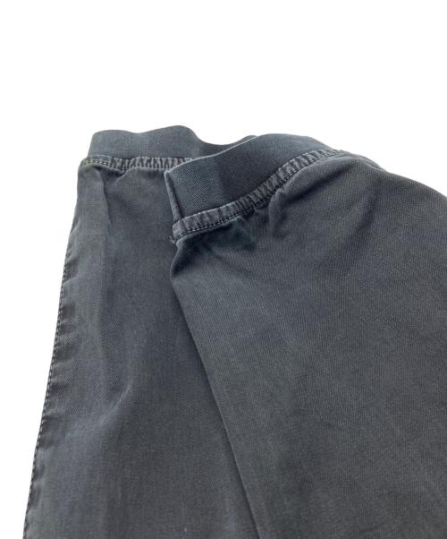 STONE ISLAND（ストーンアイランド）STONE ISLAND (ストーンアイランド) ガーメントダイコットンストレッチシャーリングテーパードカーゴパンツ ブラック サイズ:以下参照の古着・服飾アイテム