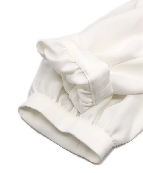 BORDER at BALCONY（ボーダーズ アット バルコニー）BORDER at BALCONY (ボーダーズ アット バルコニー) チュニックボーダーブラウス ホワイト サイズ:36の古着・服飾アイテム