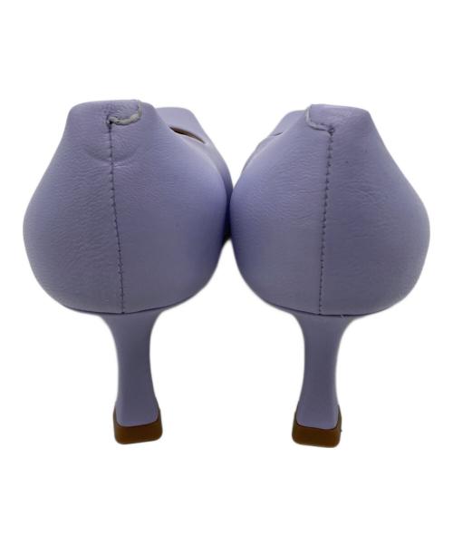 PELLICO（ペリーコ）PELLICO (ペリーコ) スクエアパンプス パープル サイズ:SIZE 35 1/2の古着・服飾アイテム