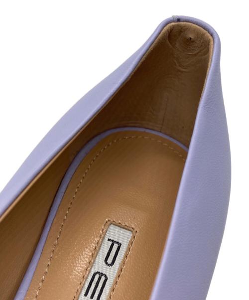 PELLICO（ペリーコ）PELLICO (ペリーコ) スクエアパンプス パープル サイズ:SIZE 35 1/2の古着・服飾アイテム