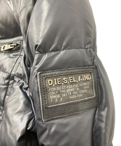 DIESEL（ディーゼル）DIESEL (ディーゼル) ダウンジャケット ネイビー サイズ:Sの古着・服飾アイテム