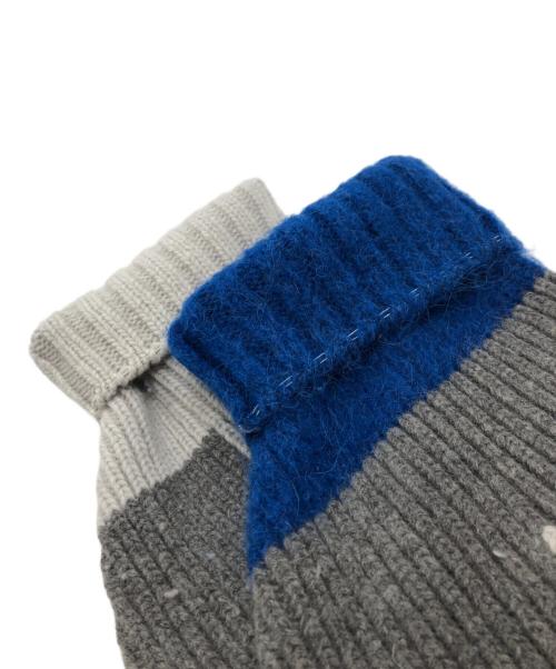 ZARA（ザラ）ZARA (ザラ) ADER error (アーダーエラー) パッチワークオーバーサイズニット グレー サイズ:	SMサイズの古着・服飾アイテム