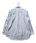 PLAY COMME des GARCONS (プレイコムデギャルソン) ハートロゴストライプシャツ スカイブルー サイズ:L：10000円