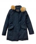 WOOLRICHウールリッチ）の古着「GUITAR GIRL メッシュ キャップ」｜ネイビー