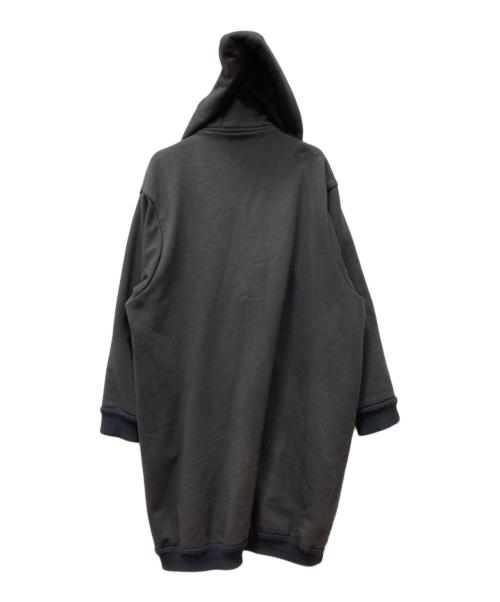 BLESS（ブレス）BLESS (ブレス) スウェットフード付きジャケットコート グレー サイズ:Sの古着・服飾アイテム