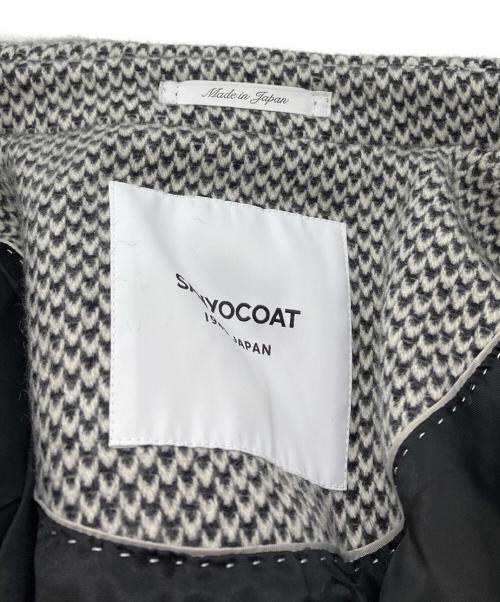 SANYO（サンヨー）SANYO (サンヨー) Rain Woolバルマカーンコート ホワイト サイズ:Mの古着・服飾アイテム