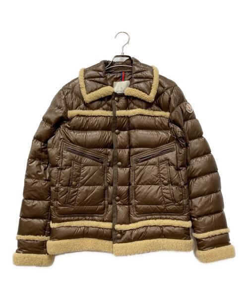 MONCLER（モンクレール）MONCLER (モンクレール) EVARISTE GIUBBOTTO ブラウン サイズ:1の古着・服飾アイテム