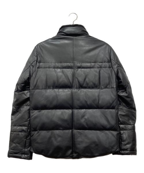 theory（セオリー）theory (セオリー) ラムレザーダウンジャケット ブラック サイズ:38の古着・服飾アイテム