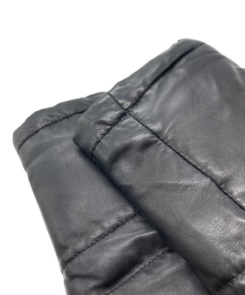 theory（セオリー）theory (セオリー) ラムレザーダウンジャケット ブラック サイズ:38の古着・服飾アイテム