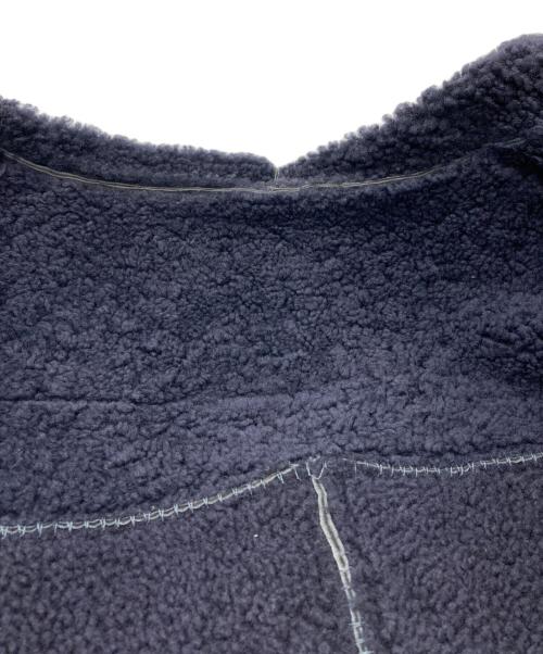 salvatore santoro（サルヴァトーレサントロ）Salvatore Santoro (サルヴァトーレサントロ) ムートンジャケット ネイビー サイズ:48の古着・服飾アイテム