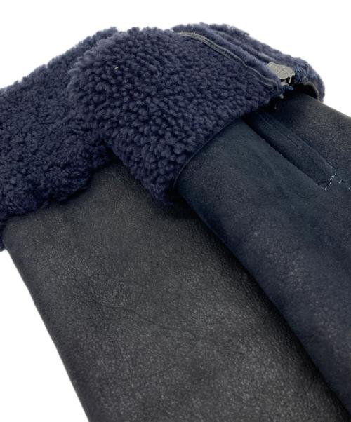 salvatore santoro（サルヴァトーレサントロ）Salvatore Santoro (サルヴァトーレサントロ) ムートンジャケット ネイビー サイズ:48の古着・服飾アイテム