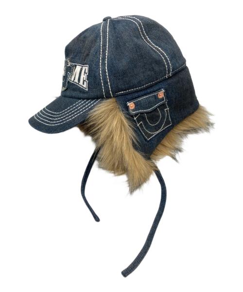 SUPREME（シュプリーム）Supreme (シュプリーム) TRUE RELIGION (トゥルー レリジョン) EARFLAP 5-PANEL インディゴ サイズ:L/XLの古着・服飾アイテム