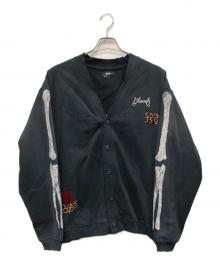 glamb（グラム）の古着「Cotton Skeleton Cargigan」｜グレー