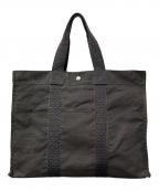 HERMESエルメス）の古着「エールライントートバッグ」｜ブラック