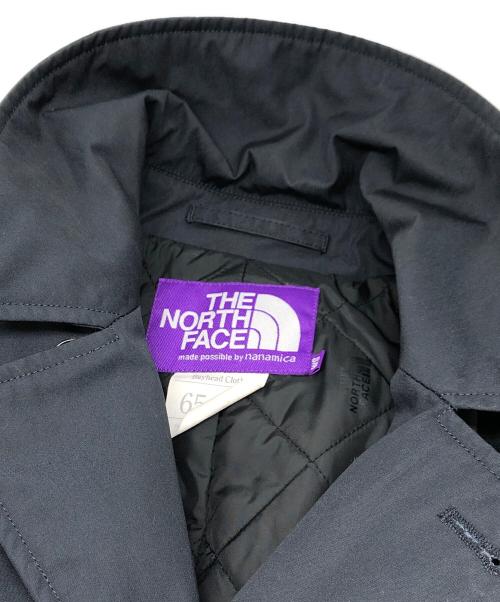 THE NORTHFACE PURPLELABEL（ザ・ノースフェイス パープルレーベル）THE NORTHFACE PURPLELABEL (ザ・ノースフェイス パープルレーベル) BEAMS BOY (ビームスボーイ) 別注 ステンカラーコート ネイビー サイズ:WSの古着・服飾アイテム