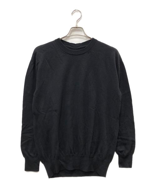 JIL SANDER（ジルサンダー）JIL SANDER (ジルサンダー) SWEATER CN LS ブラック サイズ:32の古着・服飾アイテム