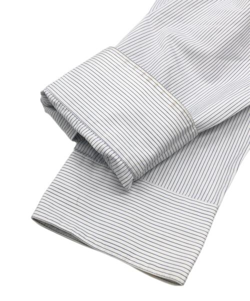 JIL SANDER（ジルサンダー）JIL SANDER (ジルサンダー) Tuesday'Artic Sea'バンドカラーシャツ ネイビー サイズ:XSの古着・服飾アイテム