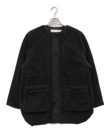 VACHEMENT（ヴァシュモン）の古着「ボアミドルコート」｜ブラック