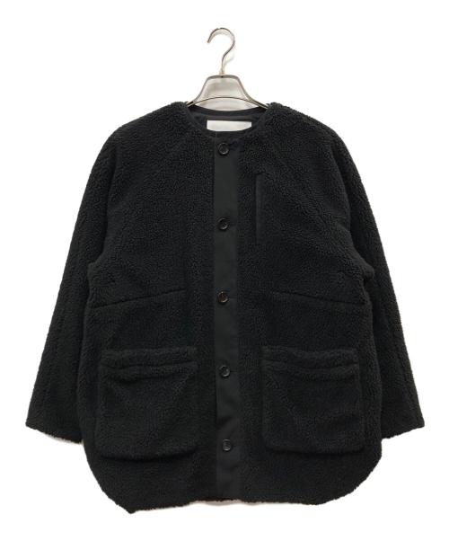 VACHEMENT（ヴァシュモン）VACHEMENT (ヴァシュモン) ボアミドルコート ブラック サイズ:Fの古着・服飾アイテム