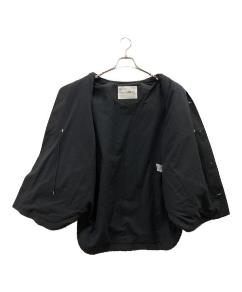 VACHEMENT（ヴァシュモン）VACHEMENT (ヴァシュモン) ボアミドルコート ブラック サイズ:Fの古着・服飾アイテム