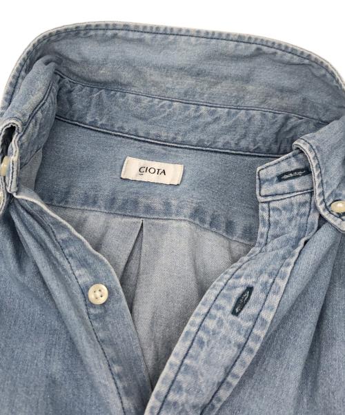 CIOTA（シオタ）CIOTA (シオタ) Denim B.D Shirt インディゴ サイズ:4の古着・服飾アイテム