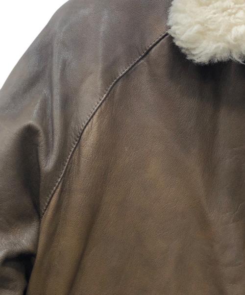 ZUFOLO（ズフォロ）ZUFOLO (ズフォロ) G-1フライトジャケット ブラウン サイズ:LLの古着・服飾アイテム