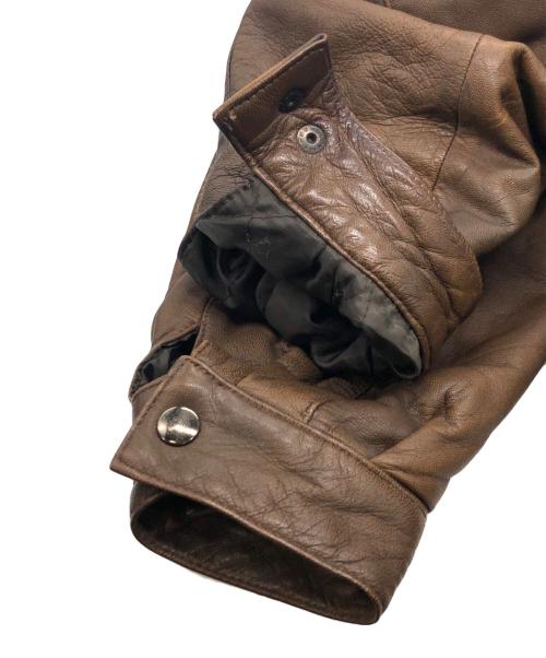 ZUFOLO（ズフォロ）ZUFOLO (ズフォロ) G-1フライトジャケット ブラウン サイズ:LLの古着・服飾アイテム