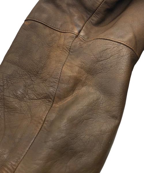 ZUFOLO（ズフォロ）ZUFOLO (ズフォロ) G-1フライトジャケット ブラウン サイズ:LLの古着・服飾アイテム