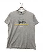 stussyステューシー）の古着「プリントTシャツ」｜グレー