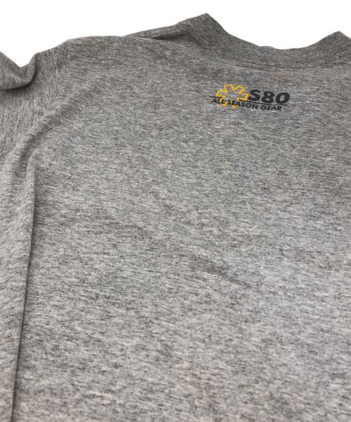 stussy（ステューシー）stussy (ステューシー) プリントTシャツ グレー サイズ:Mの古着・服飾アイテム