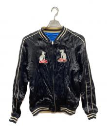 RUDE GALLERY×GAVIAL（ルードギャラリー×ガヴィル）の古着「リバーシブルスカジャン」｜ブラック