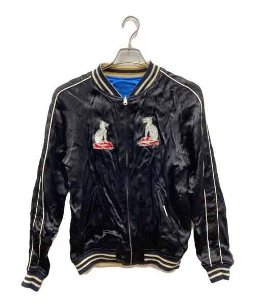 RUDE GALLERY（ルードギャラリー）RUDE GALLERY (ルードギャラリー) GAVIAL (ガヴィル) リバーシブルスカジャン ブラック サイズ:下記参照の古着・服飾アイテム