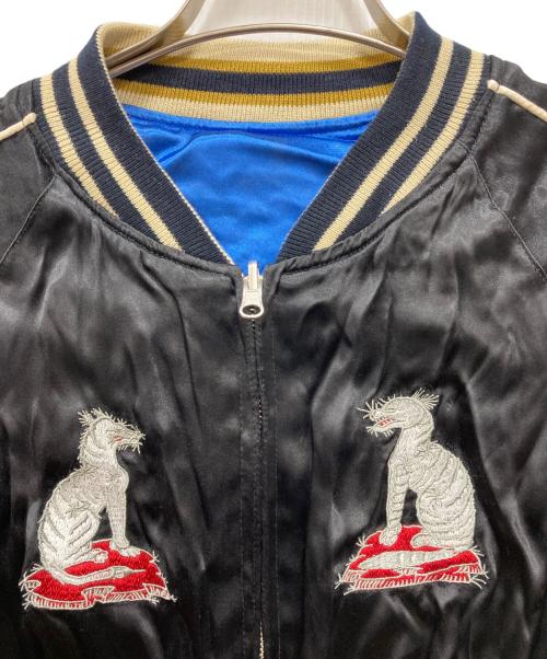 RUDE GALLERY（ルードギャラリー）RUDE GALLERY (ルードギャラリー) GAVIAL (ガヴィル) リバーシブルスカジャン ブラック サイズ:下記参照の古着・服飾アイテム