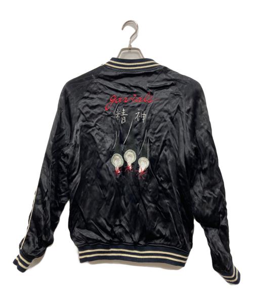 RUDE GALLERY（ルードギャラリー）RUDE GALLERY (ルードギャラリー) GAVIAL (ガヴィル) リバーシブルスカジャン ブラック サイズ:下記参照の古着・服飾アイテム