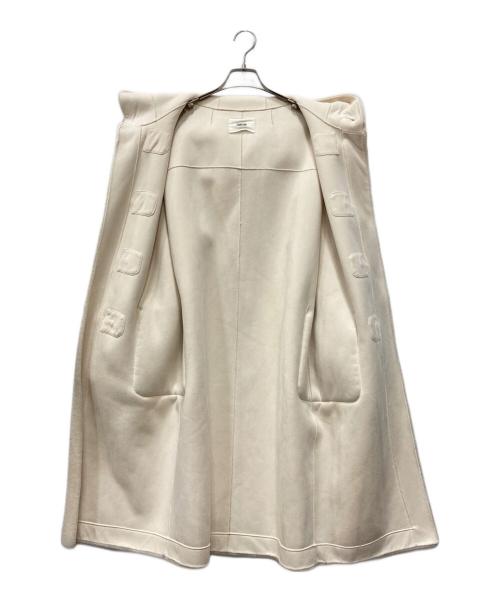 furfur（ファーファー）furfur (ファーファー) ボアダッフルコート ホワイト サイズ:Fの古着・服飾アイテム