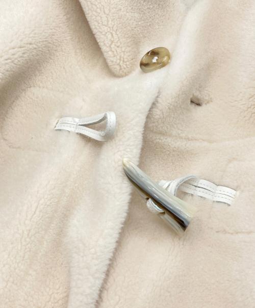 furfur（ファーファー）furfur (ファーファー) ボアダッフルコート ホワイト サイズ:Fの古着・服飾アイテム