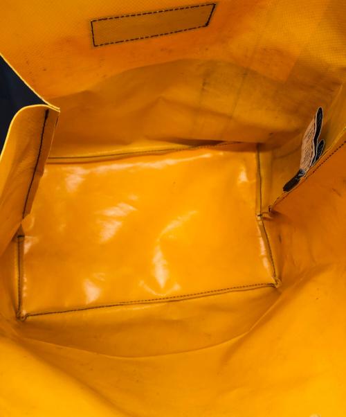 FREITAG（フライターグ）FREITAG (フライターグ) ショッパーハンドバック ネイビー×イエロー サイズ:下記参照の古着・服飾アイテム