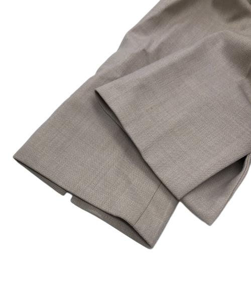 Noble（ノーブル）Noble (ノーブル) ダブルクロスカラーレスジャケット ベージュ サイズ:38の古着・服飾アイテム